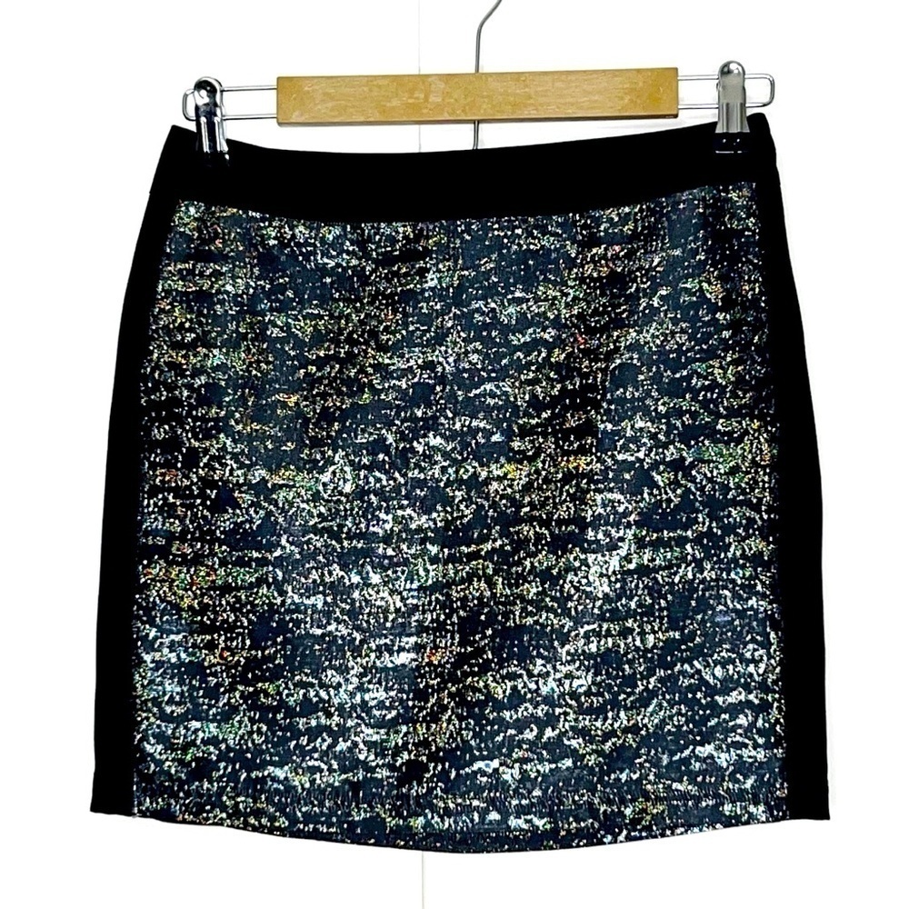10 Crosby Derek Lam‎ Metallic Mini Skirt